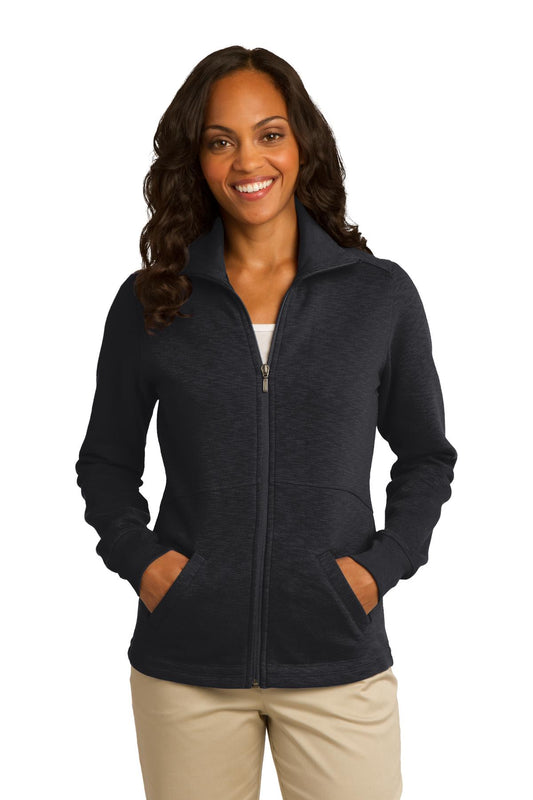 Port Authority? Women's Slub Fleece Full-Zip Jacket. L293