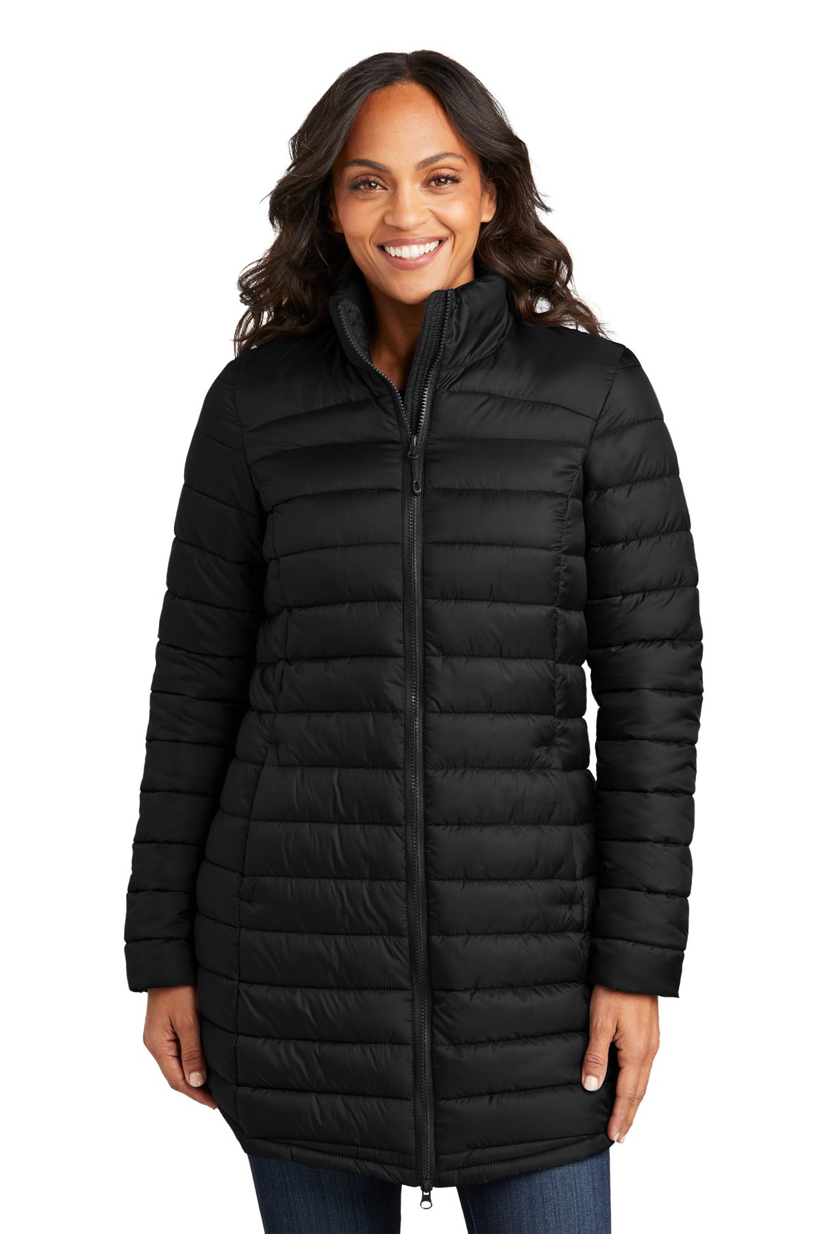 Port Authority® Women's Horizon Puffy Long Jacket L365