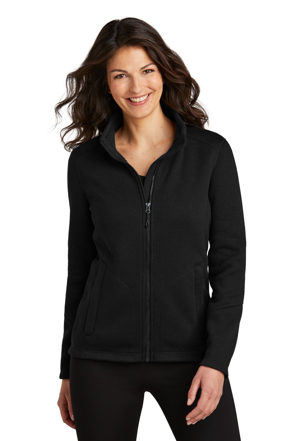 Port Authority® Women's Arc Sweater Fleece Jacket L428