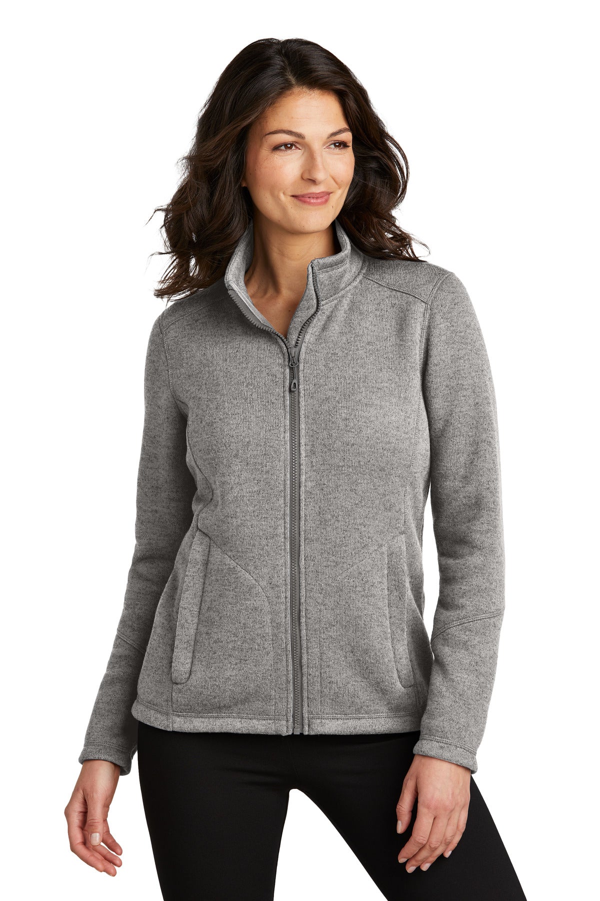 Port Authority® Women's Arc Sweater Fleece Jacket L428