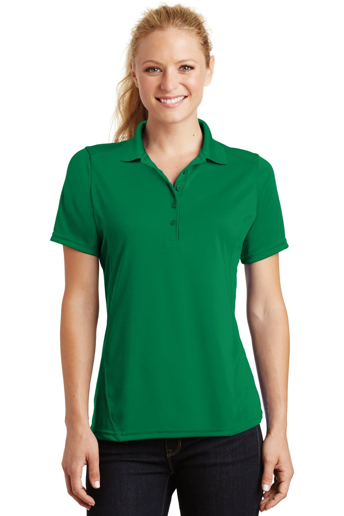 Sport-Tek® Women's Dry Zone® Raglan Accent Polo. L475