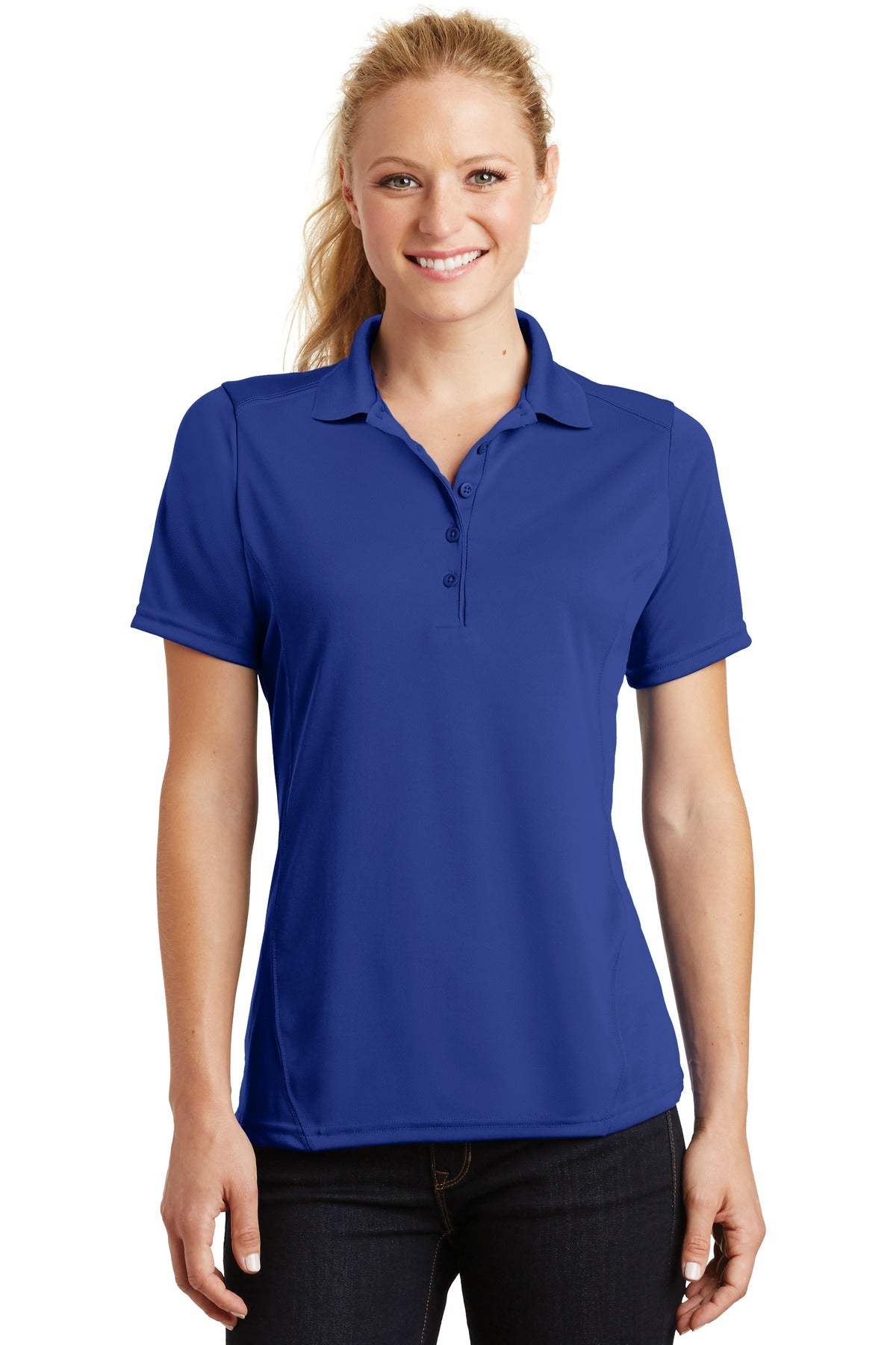 Sport-Tek® Women's Dry Zone® Raglan Accent Polo. L475