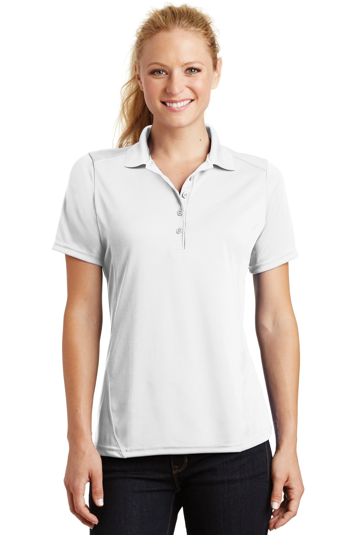 Sport-Tek® Women's Dry Zone® Raglan Accent Polo. L475