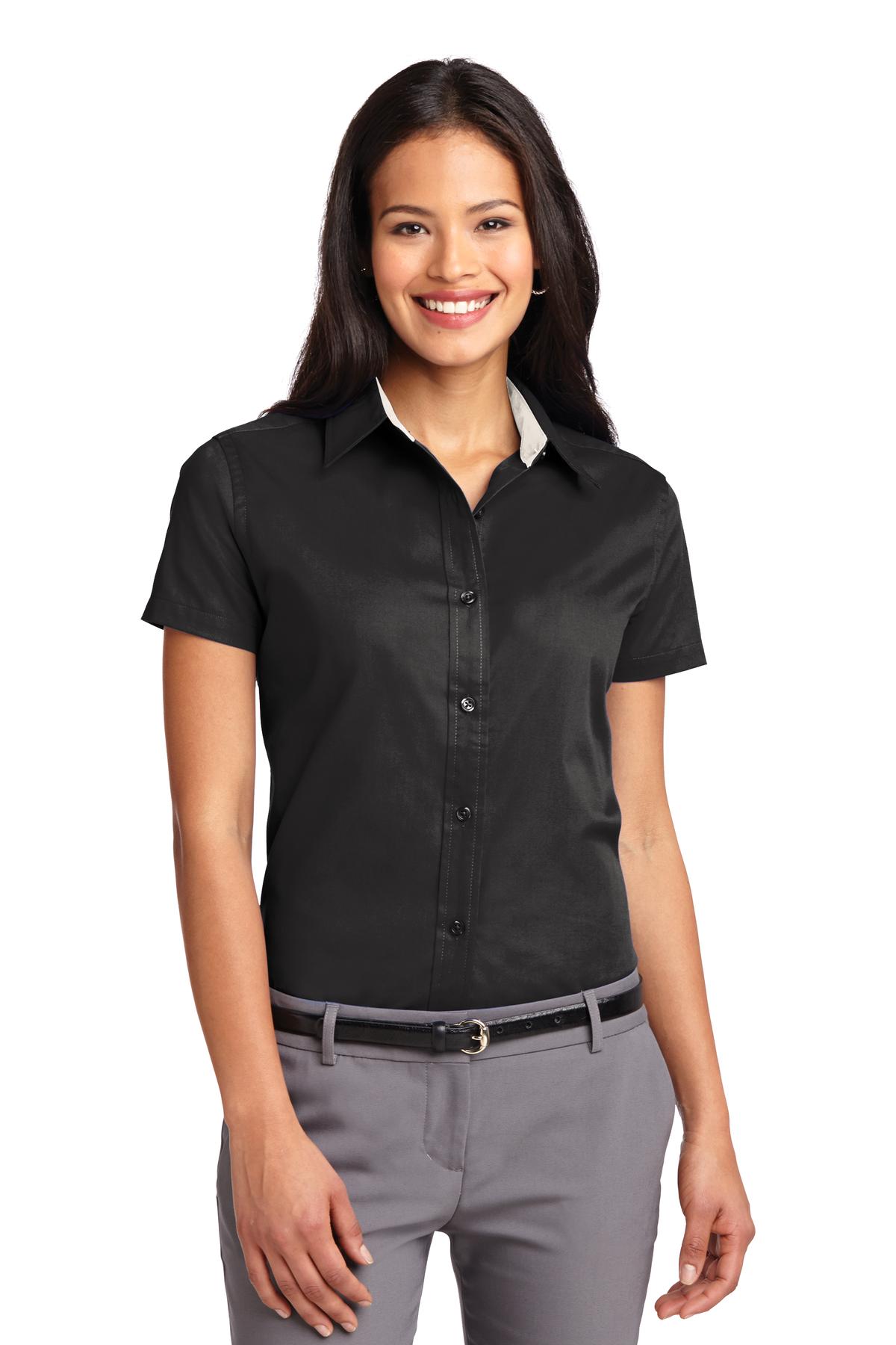 Port Authority® Women's Short Sleeve Easy Care  Shirt.  L508