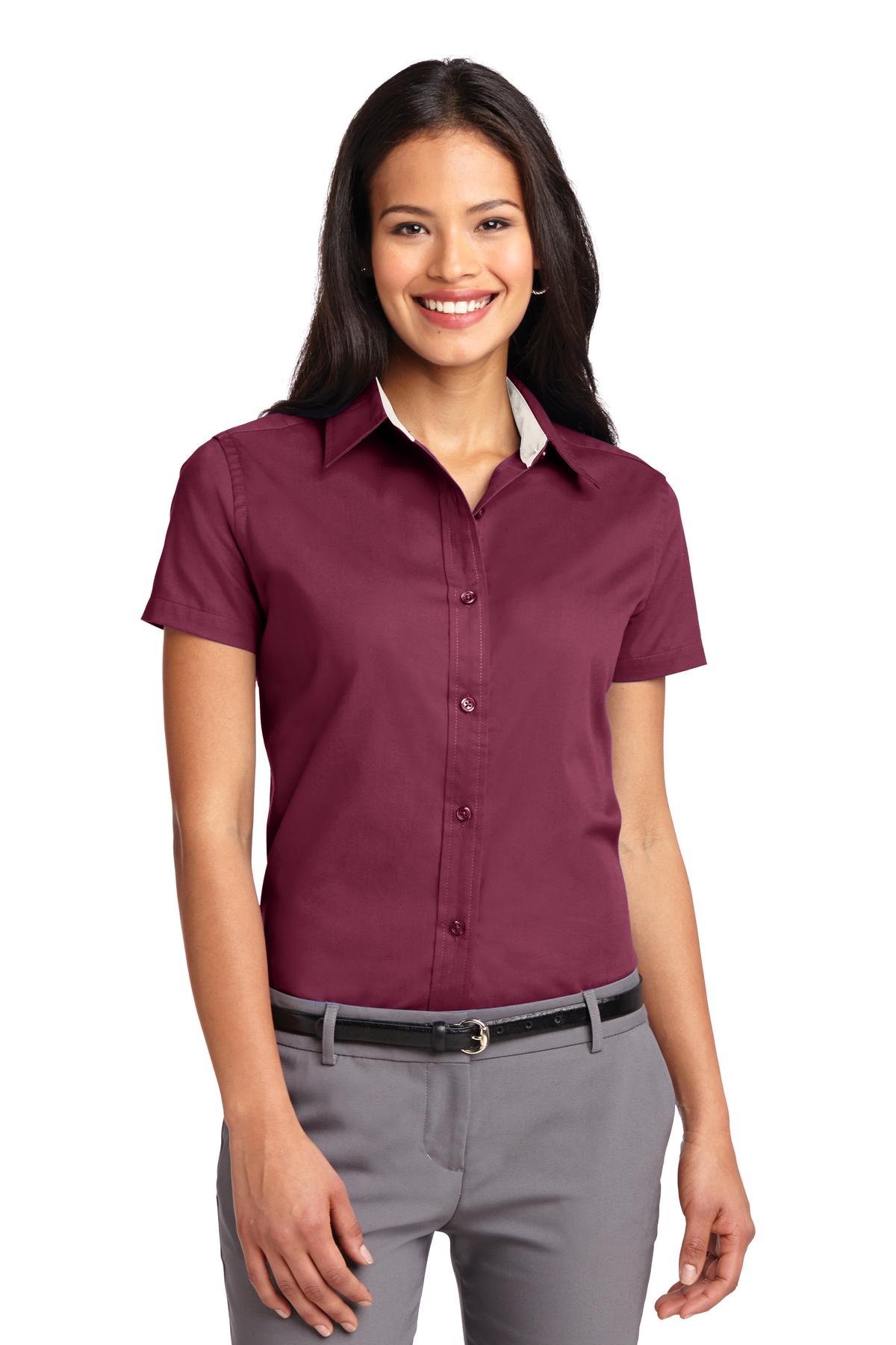 Port Authority? Women's Short Sleeve Easy Care  Shirt.  L508