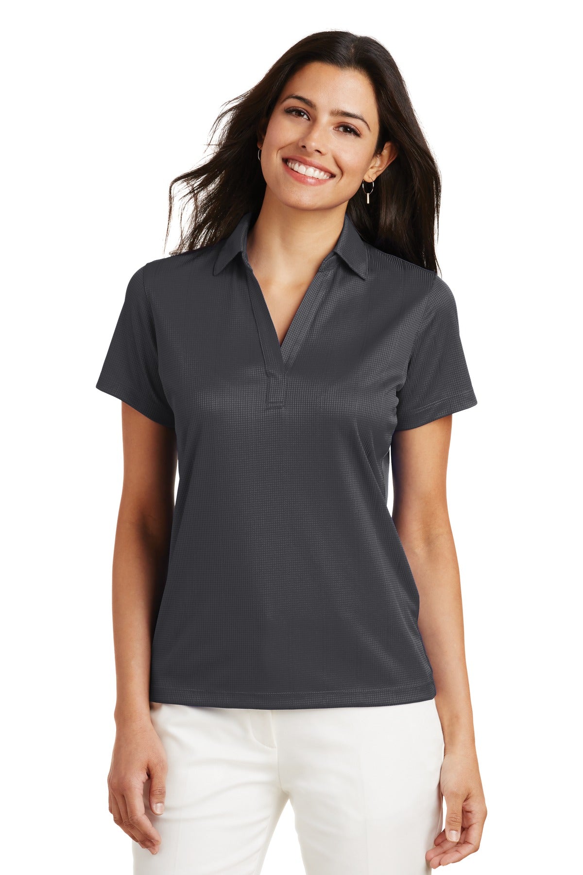 Port Authority® Women's Performance Fine Jacquard Polo. L528