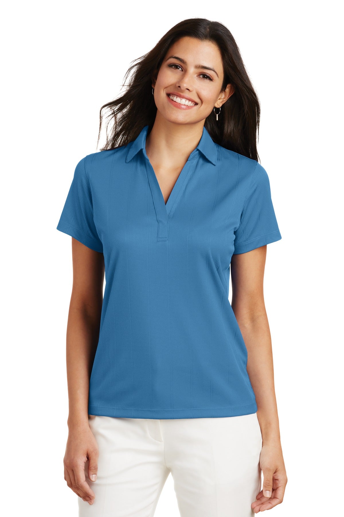 Port Authority® Women's Performance Fine Jacquard Polo. L528