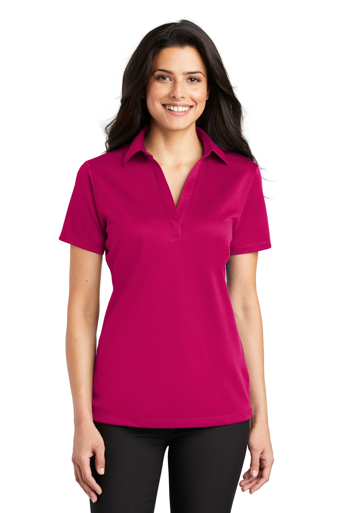 Port Authority® Women's Silk Touch™ Performance Polo. L540