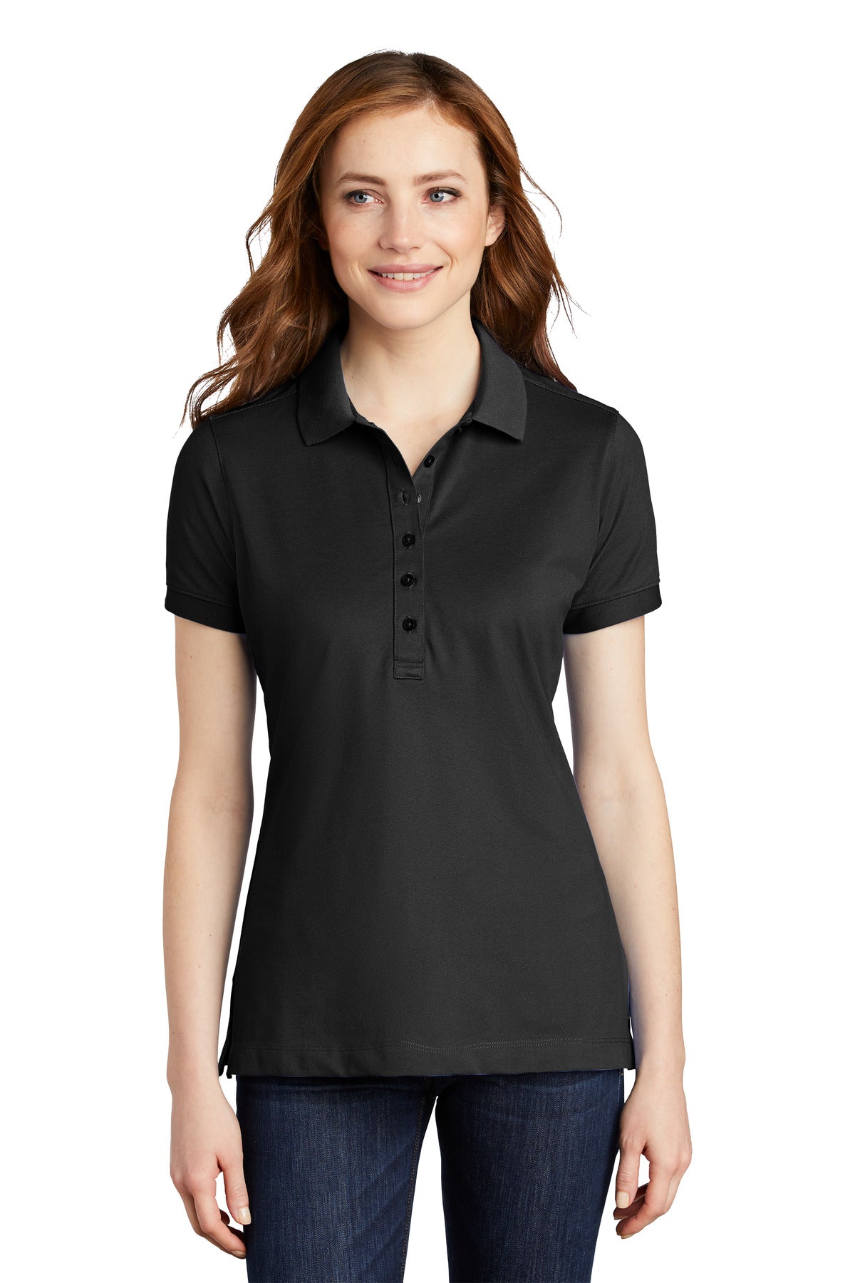 Port Authority® Women's Stretch Pique Polo. L555