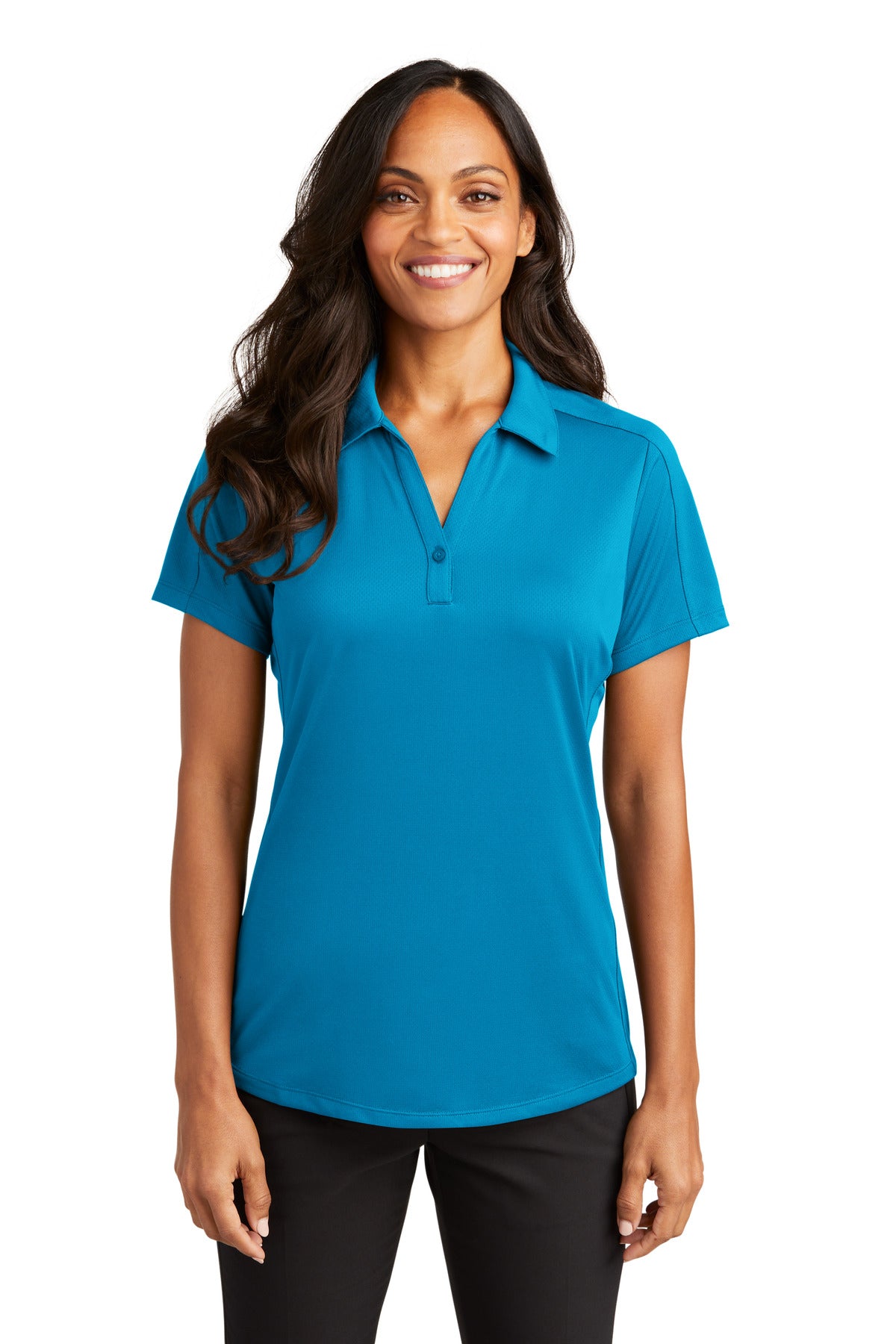 Port Authority® Women's Diamond Jacquard Polo. L569