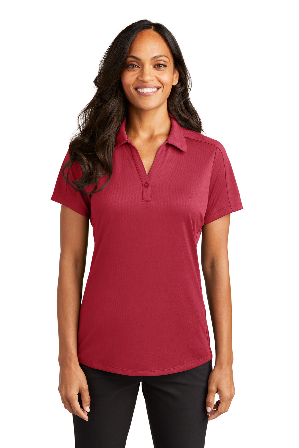 Port Authority® Women's Diamond Jacquard Polo. L569