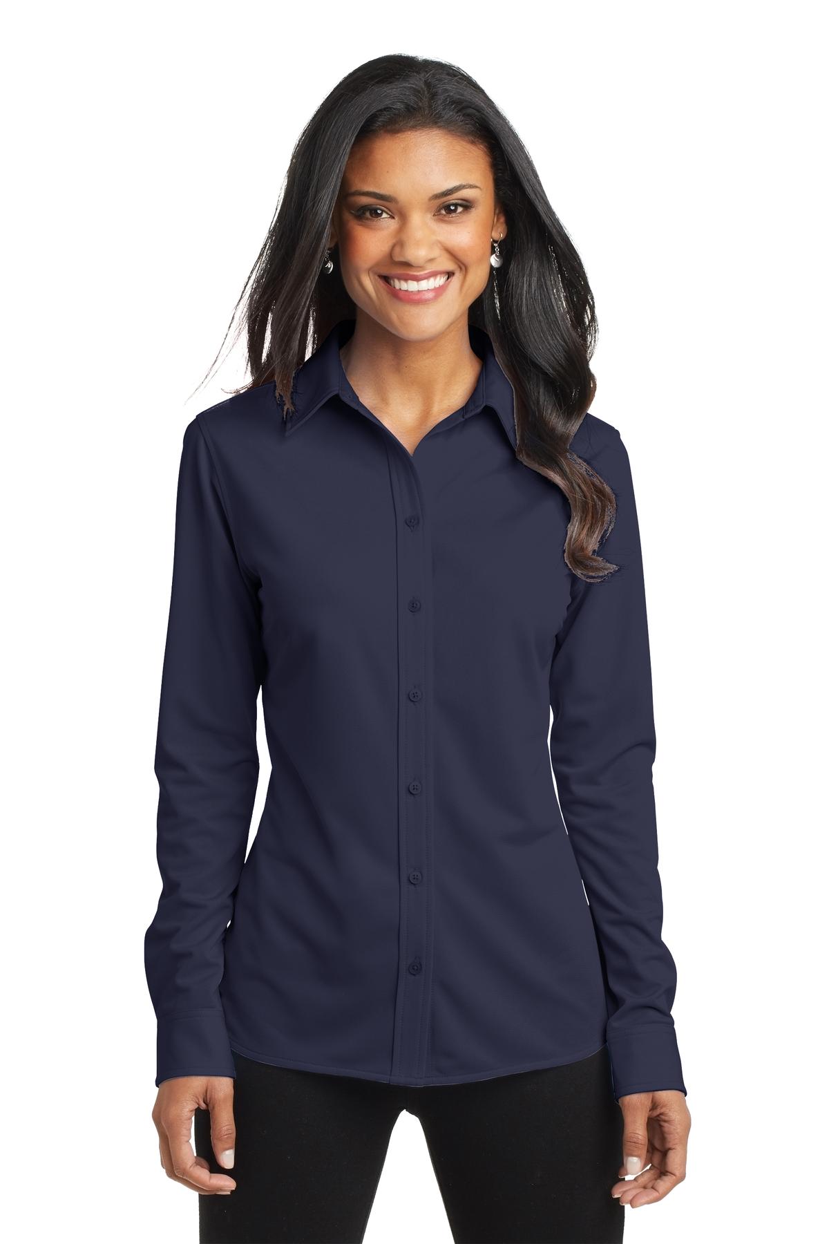 Port Authority® Women's Dimension Knit Dress Shirt. L570