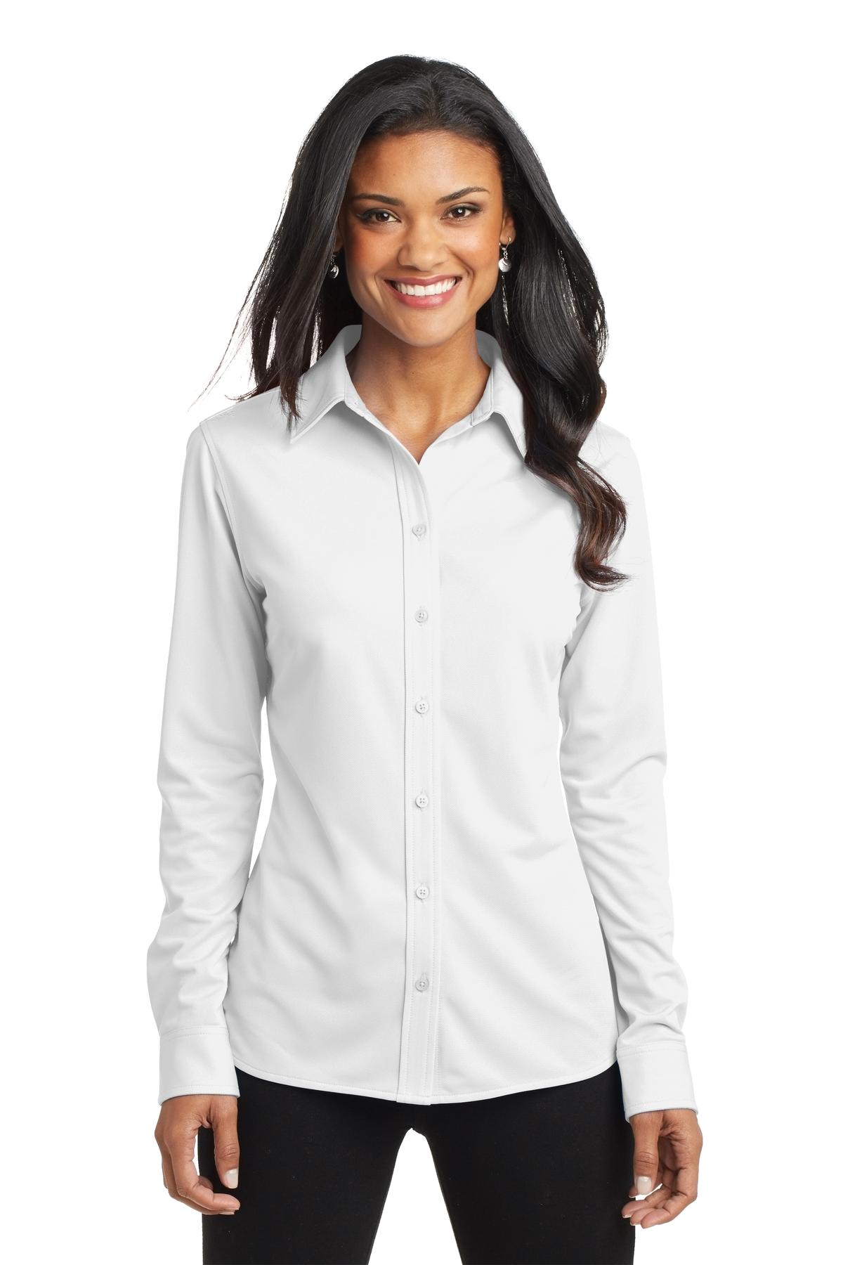 Port Authority® Women's Dimension Knit Dress Shirt. L570