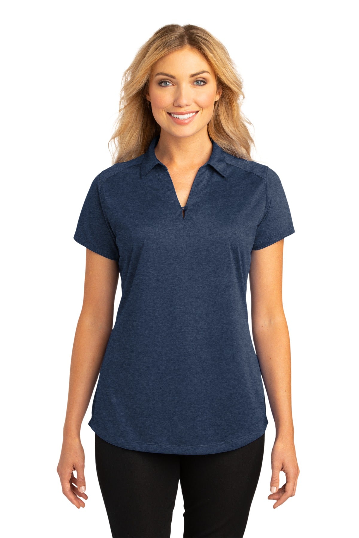 Port Authority® Women's Digi Heather Performance Polo. L574