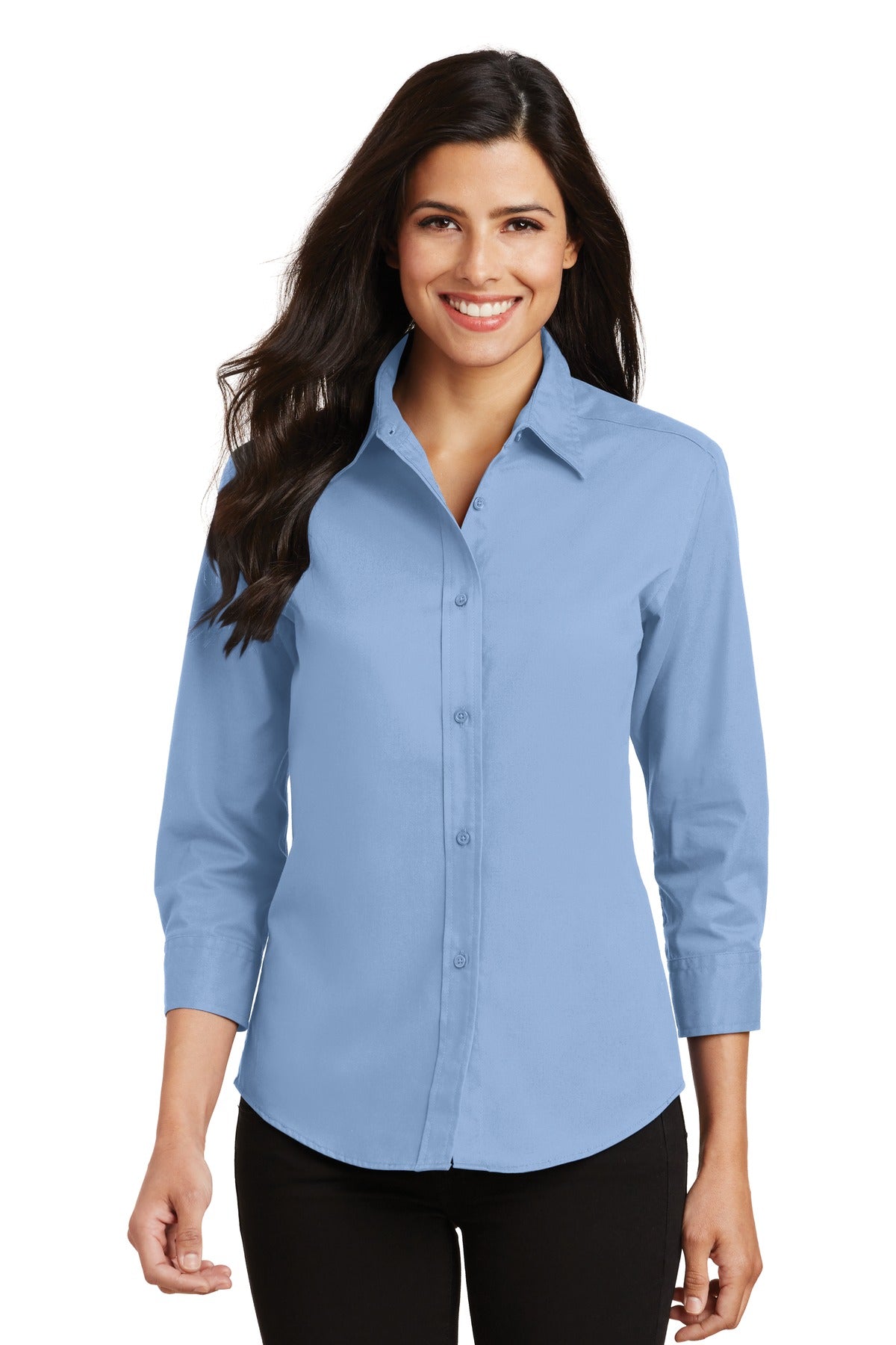 Port Authority® Women's 3/4-Sleeve Easy Care Shirt. L612