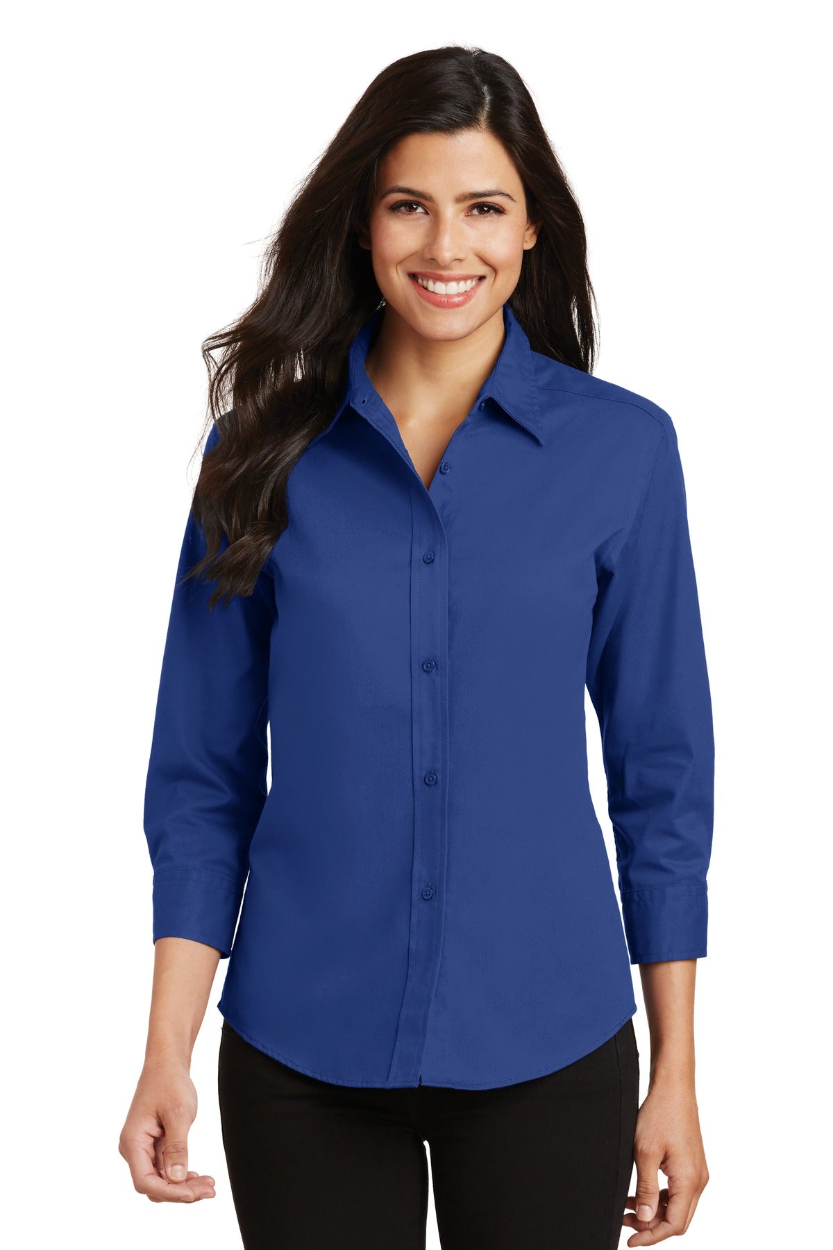 Port Authority® Women's 3/4-Sleeve Easy Care Shirt. L612