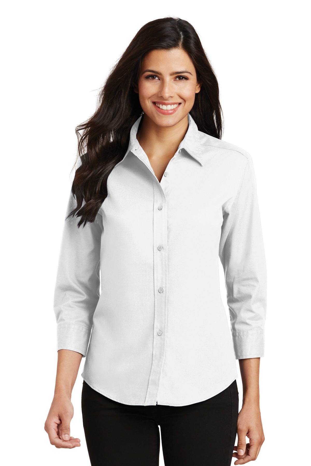 Port Authority® Women's 3/4-Sleeve Easy Care Shirt. L612