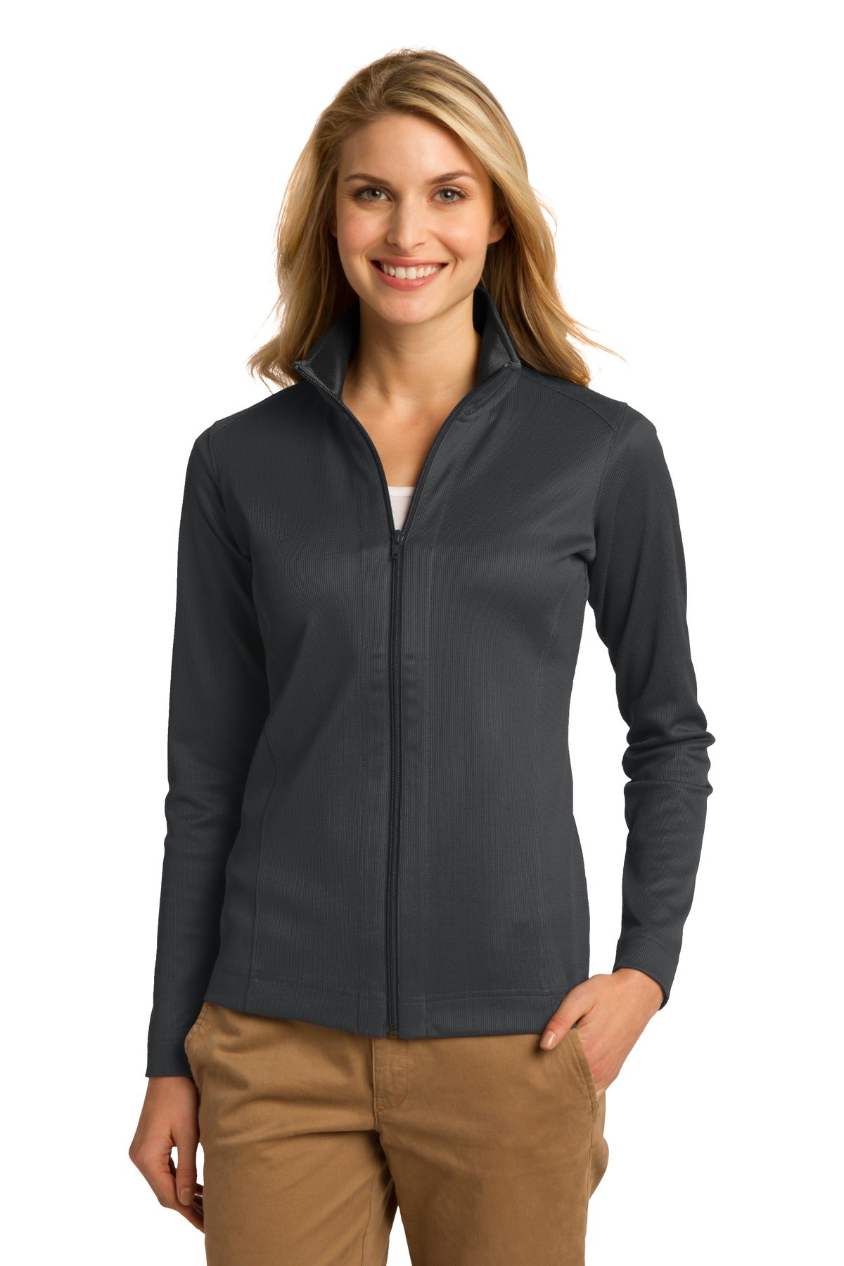 Port Authority? Women's Vertical Texture Full-Zip Jacket. L805