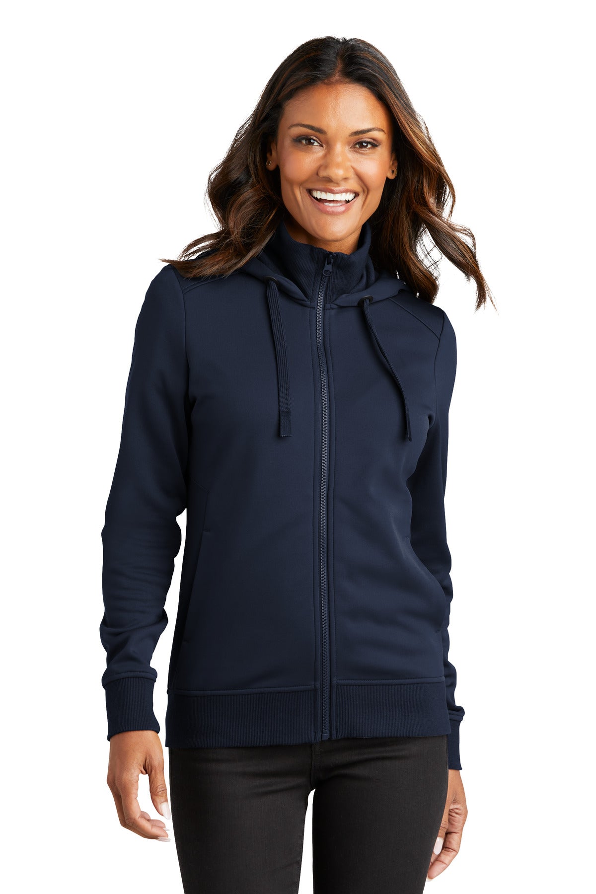 Port Authority? Women's Smooth Fleece Hooded Jacket L814