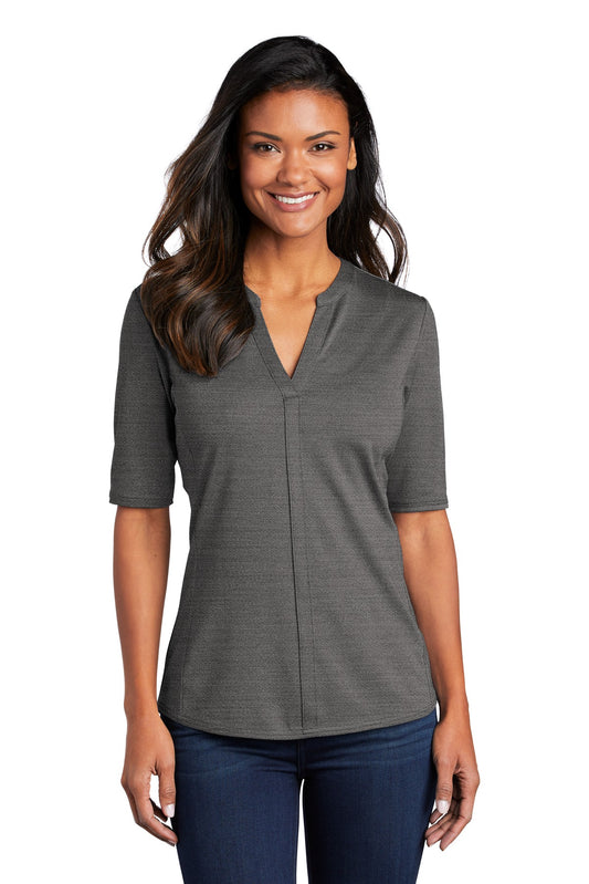 Port Authority ? Women's Stretch Heather Open Neck Top  LK583