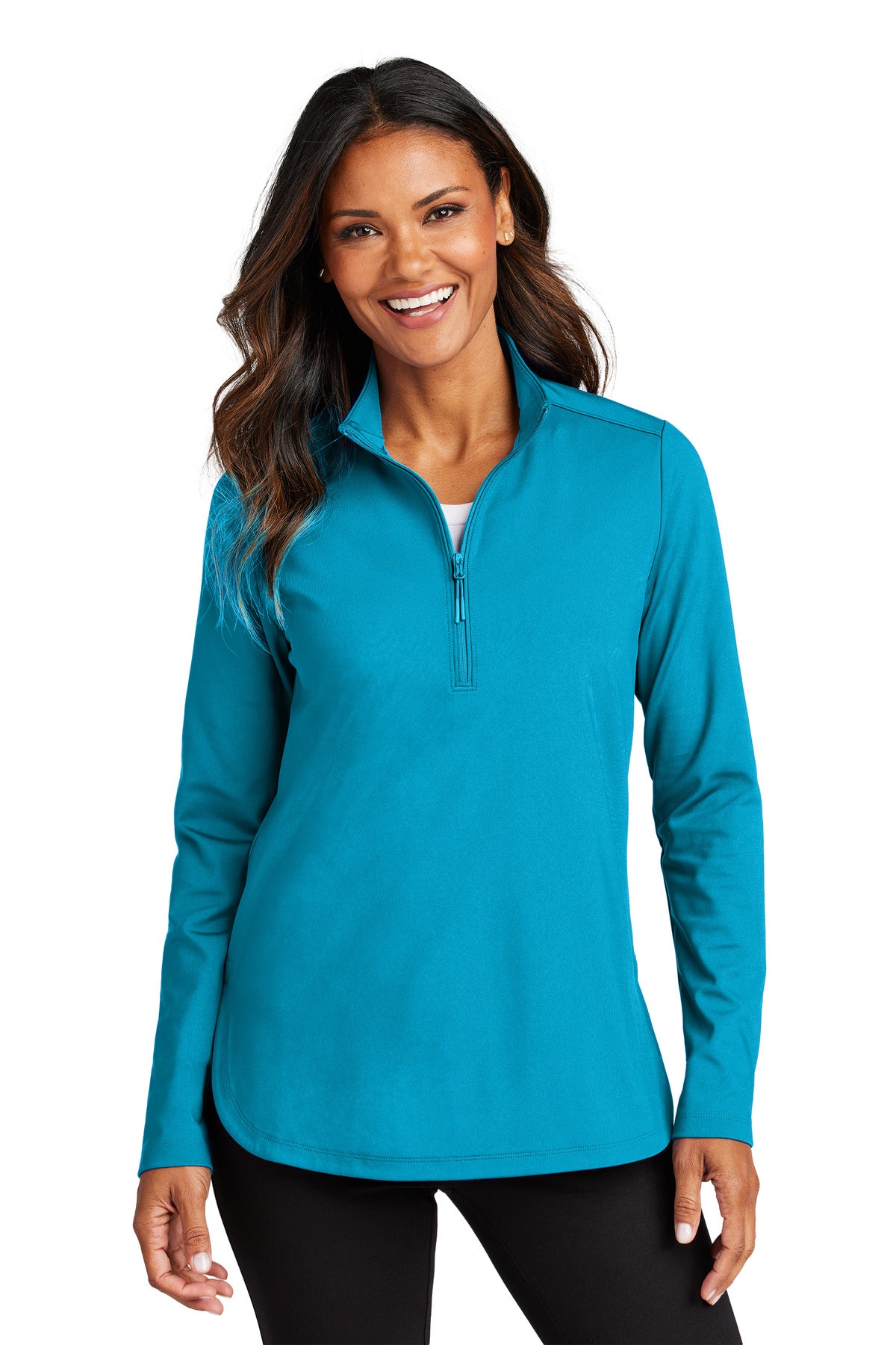 Port Authority® Women's C-FREE® Double Knit 1/4-Zip LK880