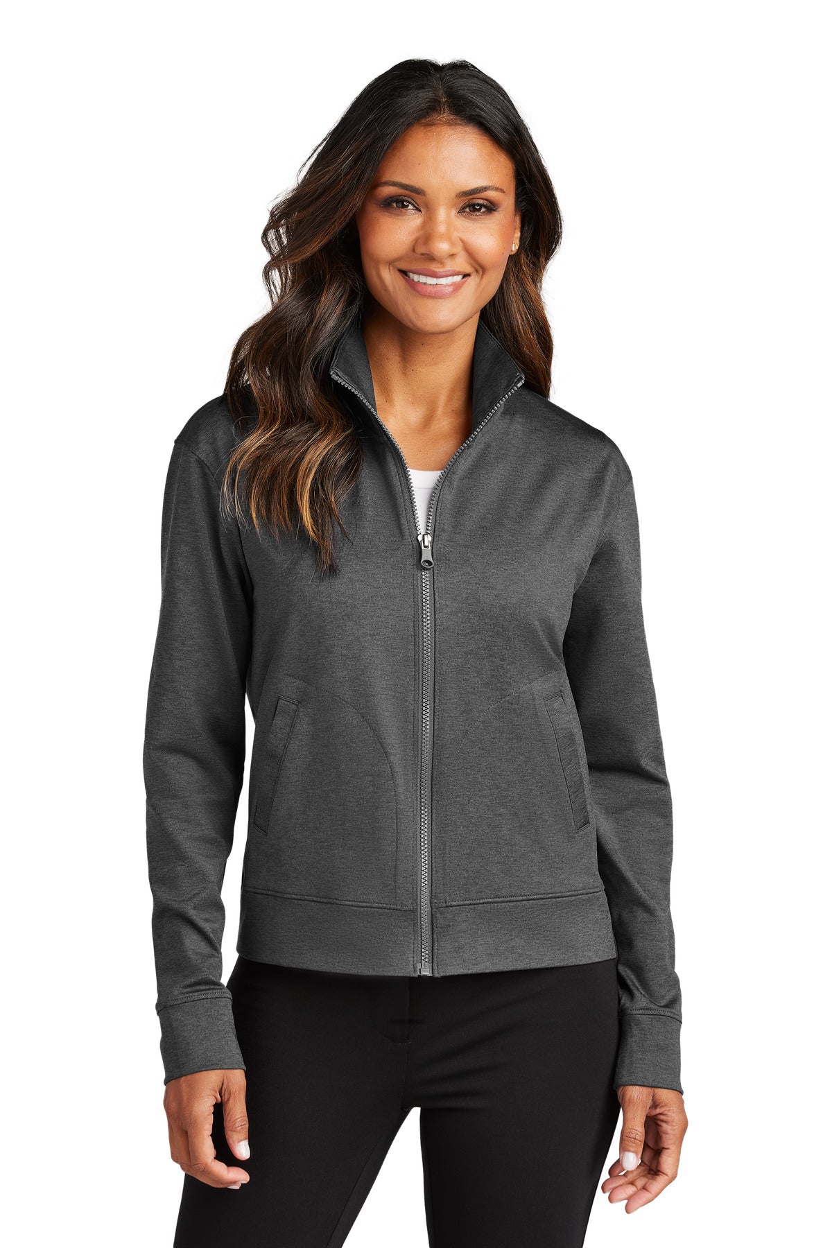 Port Authority® Women's C-FREE® Double Knit Full-Zip LK881