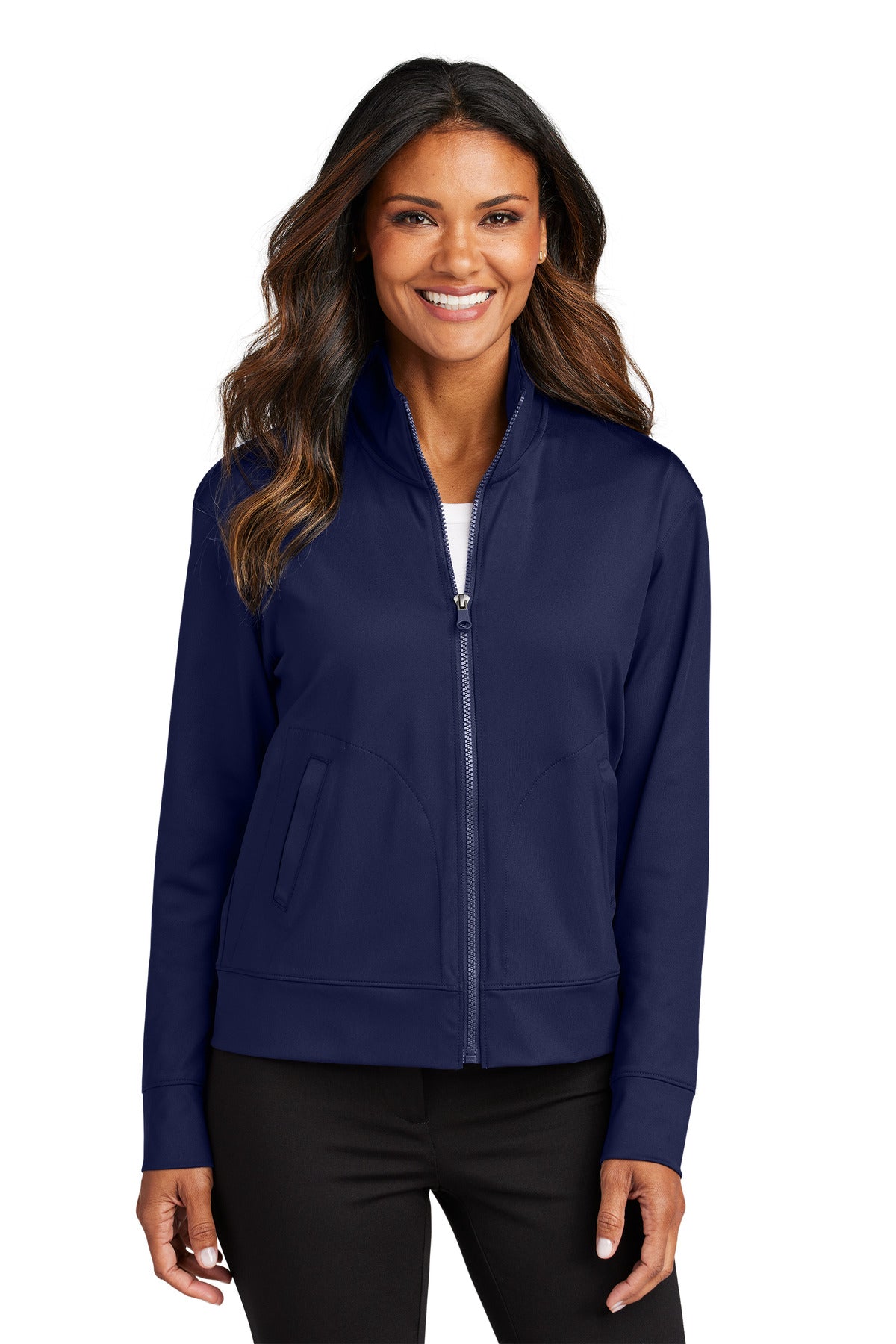 Port Authority® Women's C-FREE® Double Knit Full-Zip LK881
