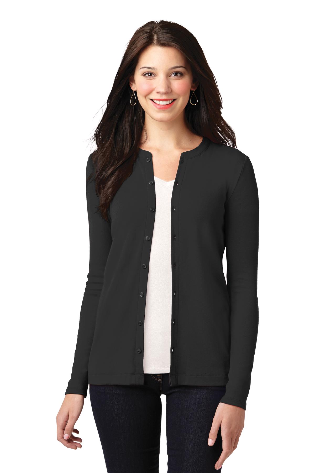 Port Authority® Women's Concept Stretch Button-Front Cardigan. LM1008