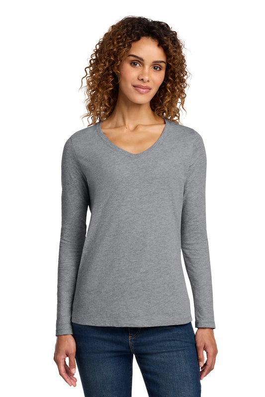 Port & Co™ Women's Long Sleeve Fan Favorite V-Neck Tee. LPC450VLS