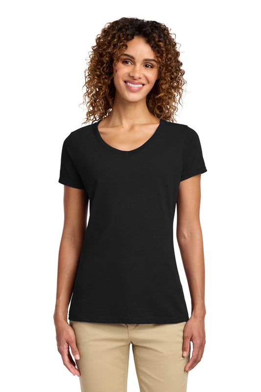 Port & Co™ Women's Fan Favorite V-Neck Tee. LPC450V