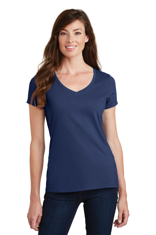 Port & Co™ Women's Fan Favorite V-Neck Tee. LPC450V