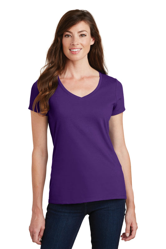 Port & Co™ Women's Fan Favorite V-Neck Tee. LPC450V