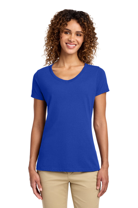 Port & Co™ Women's Fan Favorite V-Neck Tee. LPC450V