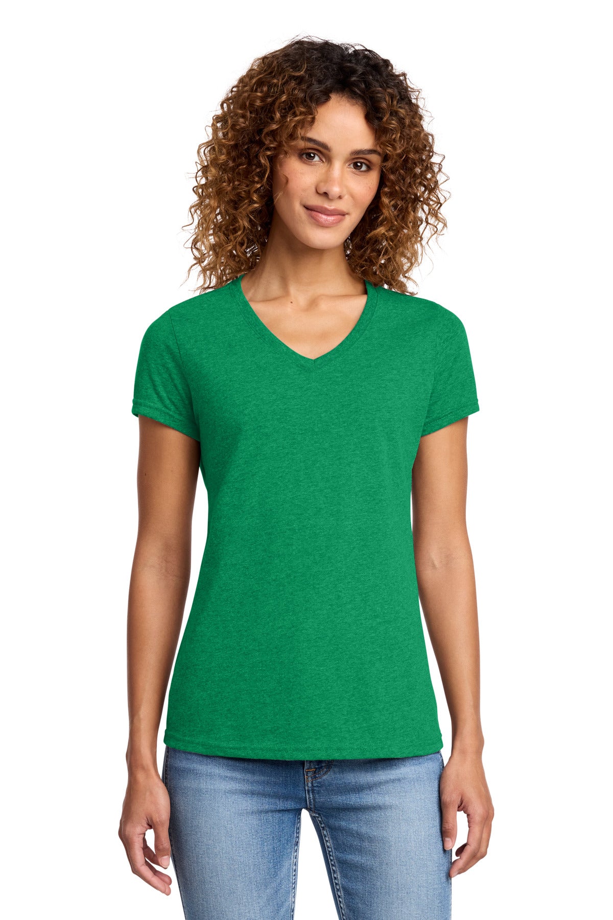 Port & Co™ Women's Fan Favorite™ Blend V-Neck Tee. LPC455V