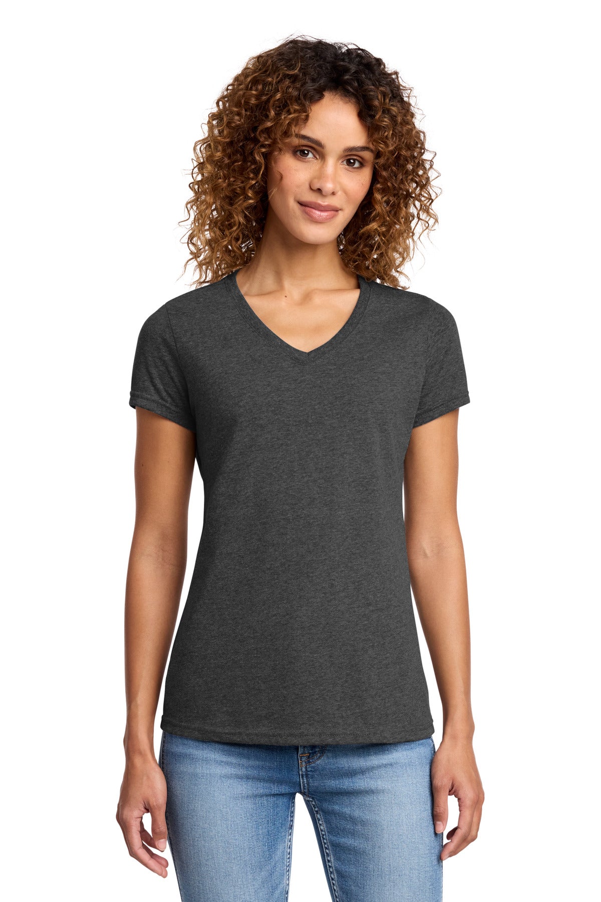 Port & Co™ Women's Fan Favorite™ Blend V-Neck Tee. LPC455V