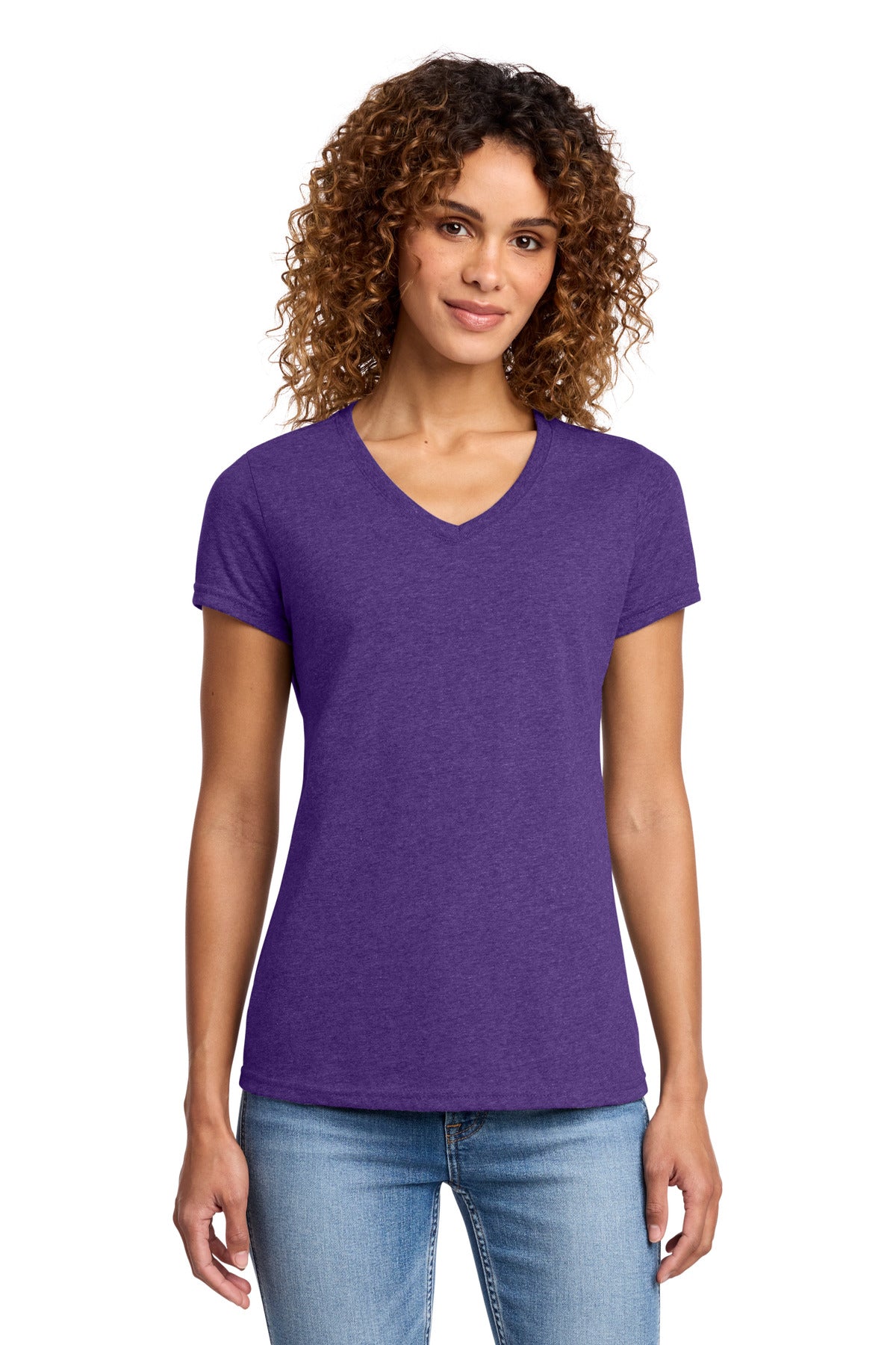 Port & Co™ Women's Fan Favorite™ Blend V-Neck Tee. LPC455V