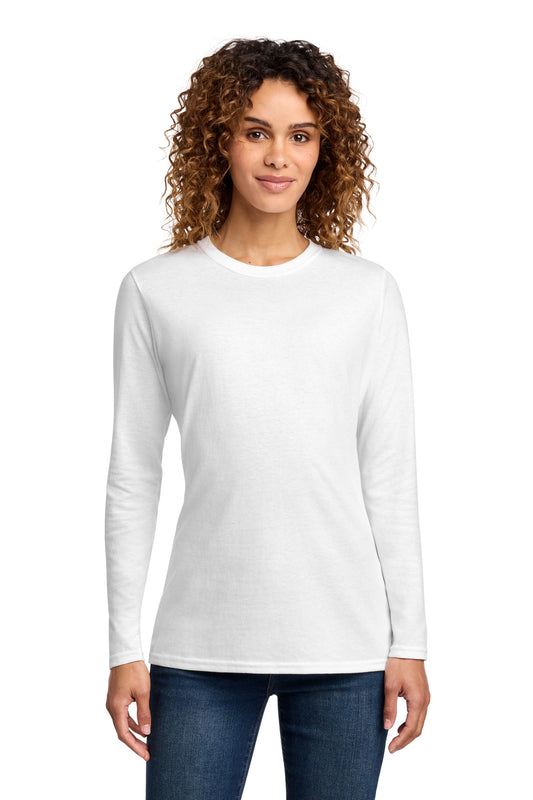 Port & Co™ Women's Long Sleeve Core Cotton Tee. LPC54LS
