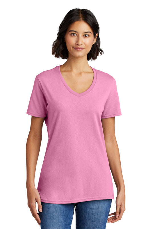 Port & Co™ Women's Core Cotton V-Neck Tee. LPC54V