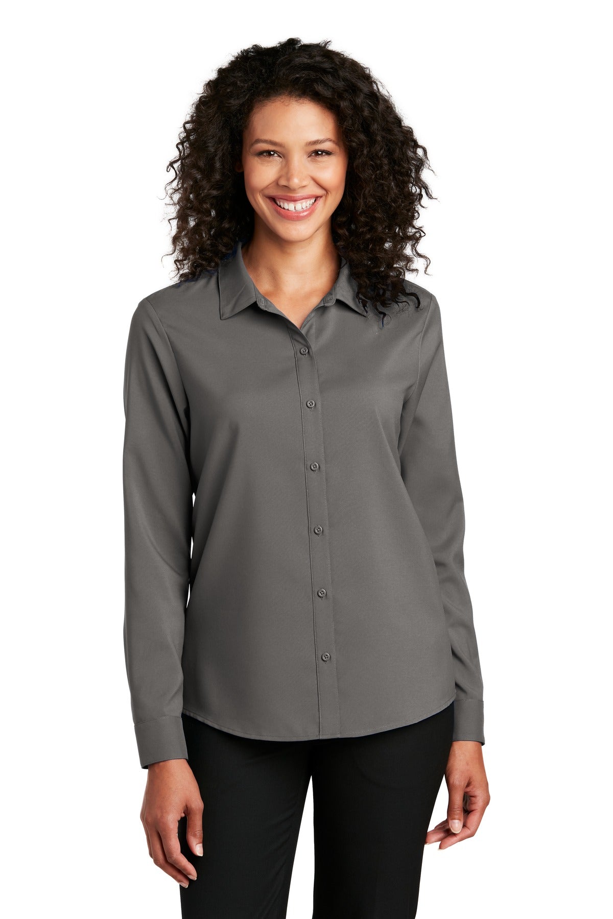 Port Authority® Women's Long Sleeve Performance Staff Shirt LW401