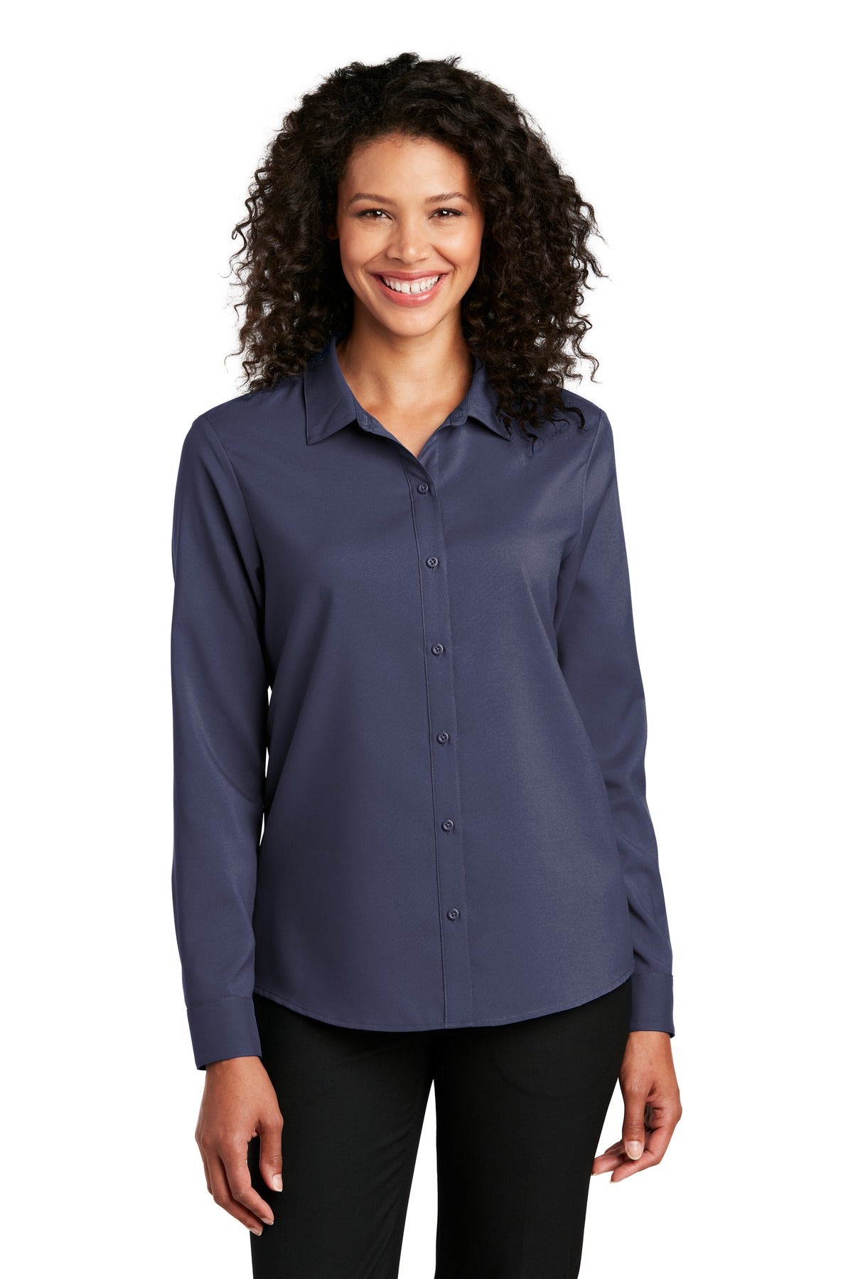 Port Authority® Women's Long Sleeve Performance Staff Shirt LW401