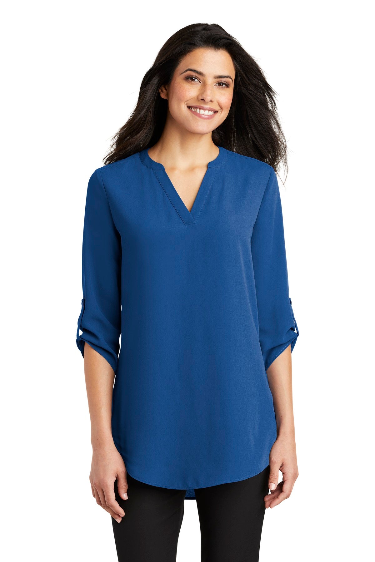 Port Authority® Women's 3/4-Sleeve Tunic Blouse. LW701