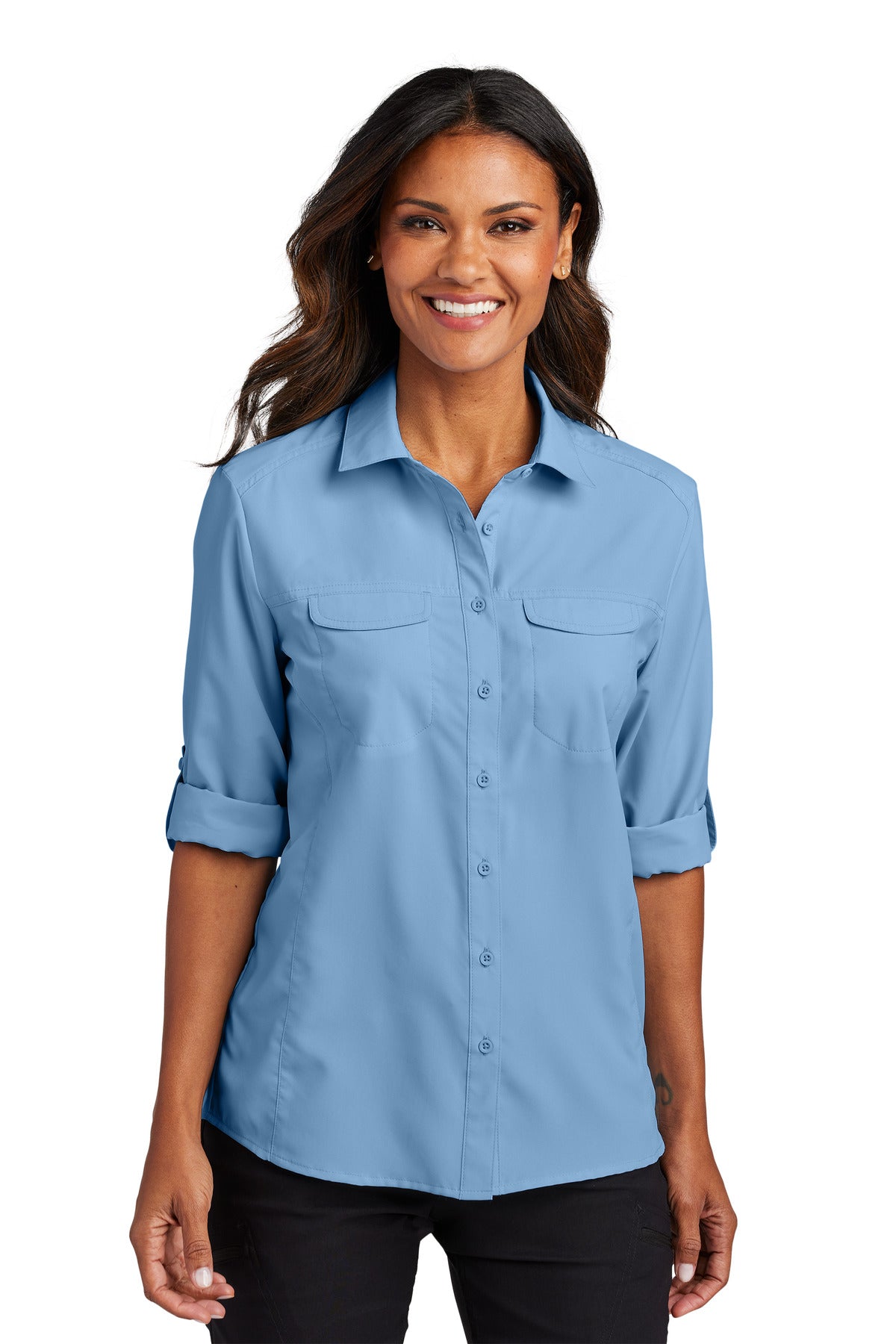 Port Authority® Women's Long Sleeve UV Daybreak Shirt LW960