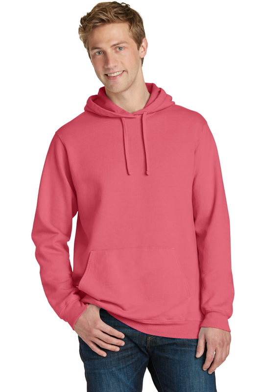Port & Co™ Beach Wash® Garment-Dyed Pullover Hooded Sweatshirt. PC098H