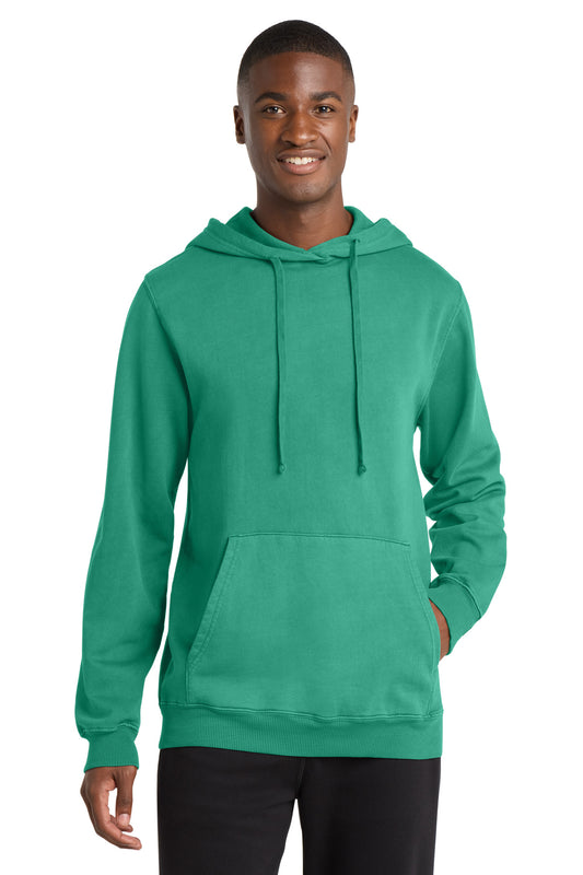 Port & Co™ Beach Wash® Garment-Dyed Pullover Hooded Sweatshirt. PC098H