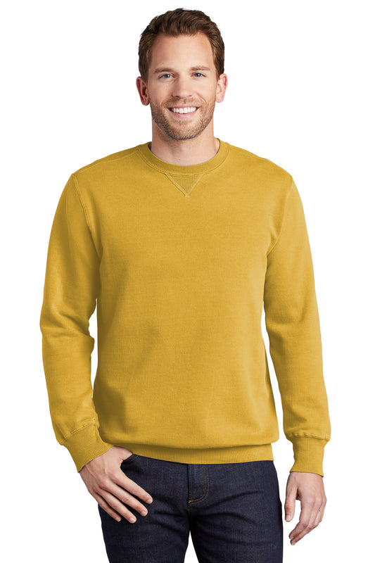 Port & Company® Beach Wash® Garment-Dyed Crewneck Sweatshirt PC098