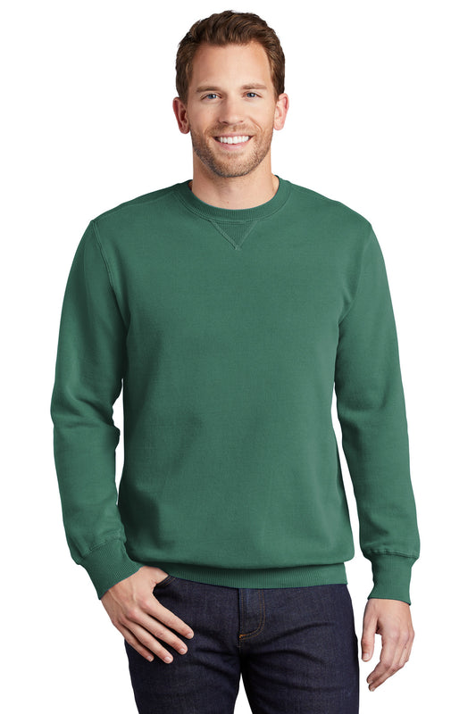 Port & Company® Beach Wash® Garment-Dyed Crewneck Sweatshirt PC098