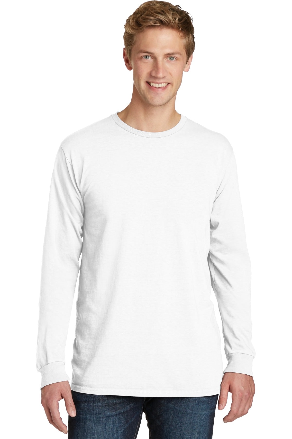 Port & Company® Beach Wash® Garment-Dyed Long Sleeve Tee PC099LS