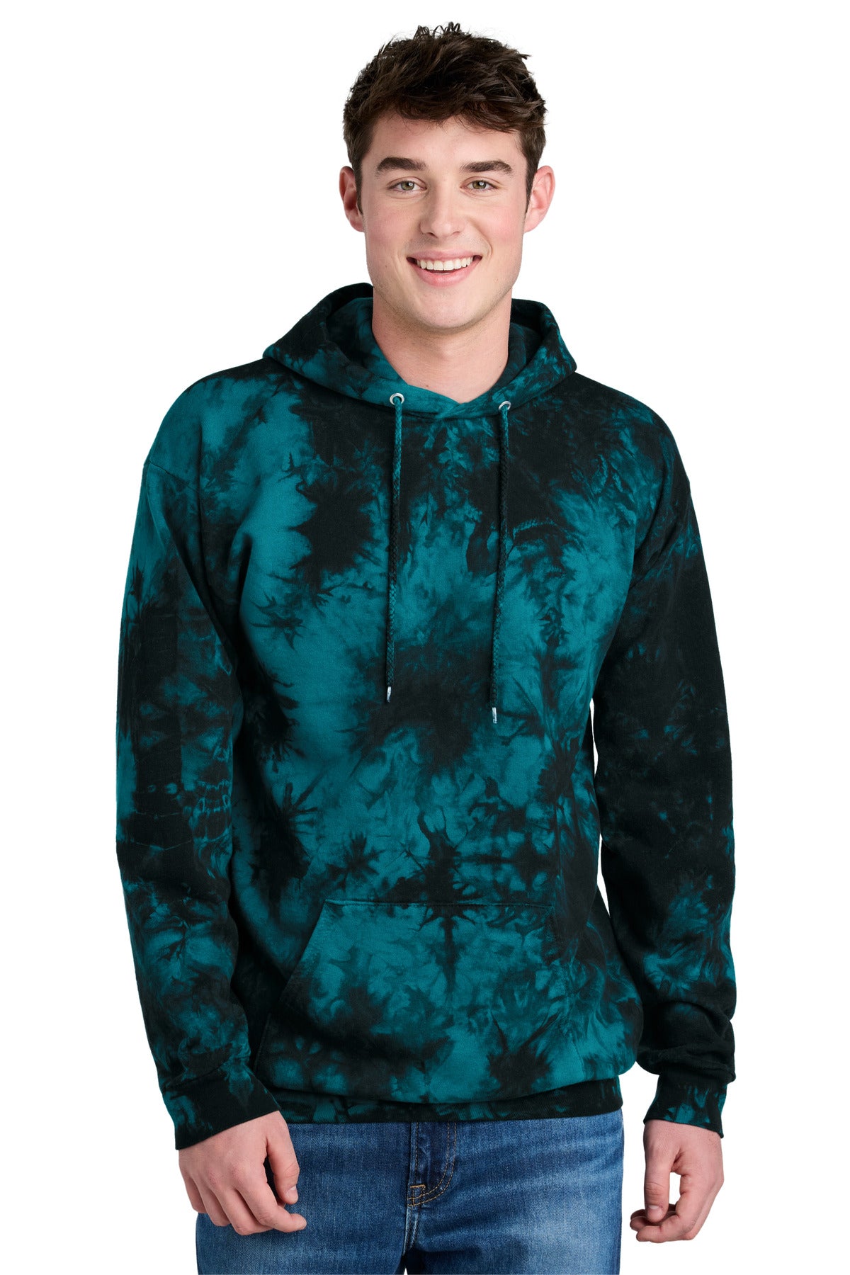 Port & Company® Crystal Tie-Dye Pullover Hoodie PC144