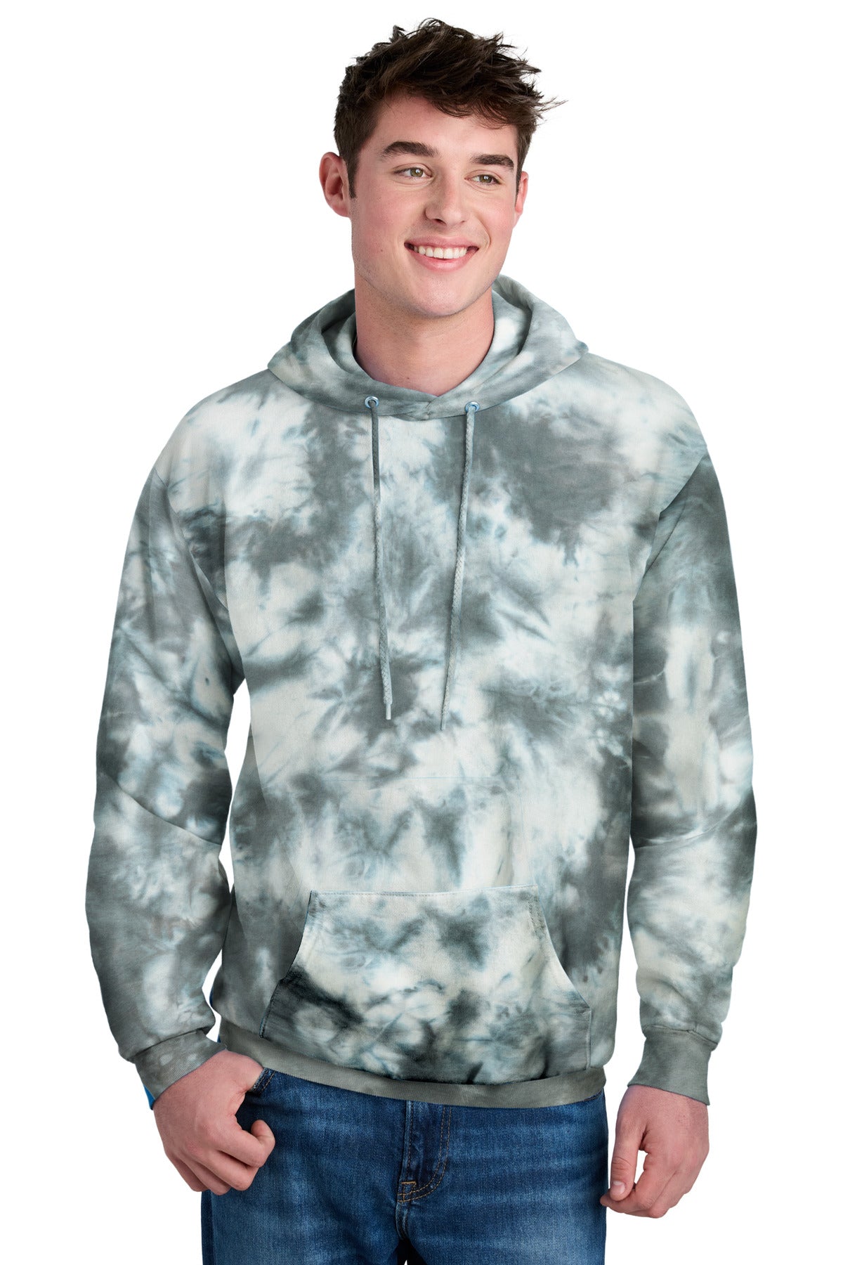 Port & Company® Crystal Tie-Dye Pullover Hoodie PC144