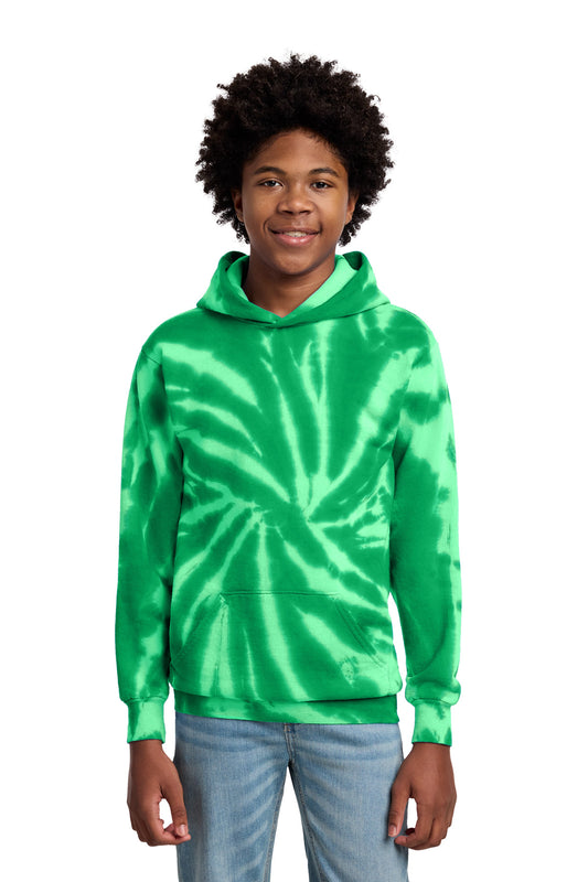Port & Co™ Youth Tie-Dye Pullover Hooded Sweatshirt. PC146Y